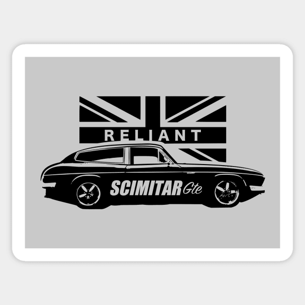 Reliant Scimitar GTE Sticker by Billy Goat TP
